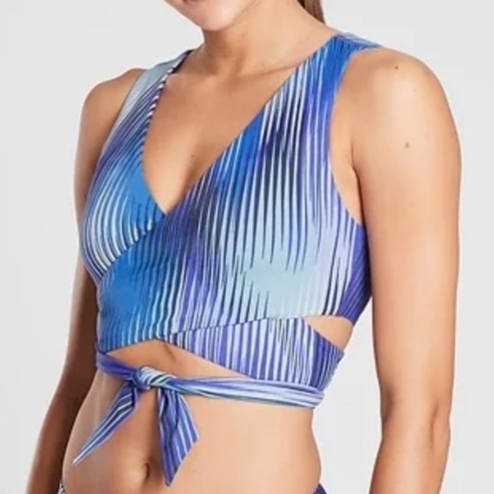 Athleta Ibiza Convertible Bikini Wrap Top Sz XS - Picture 9 of 9
